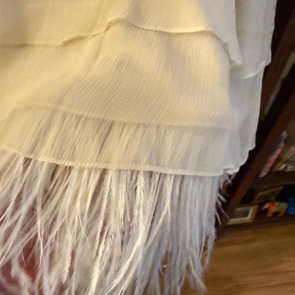 BCBG winter white tiered corset dress - Picture 5 of 16